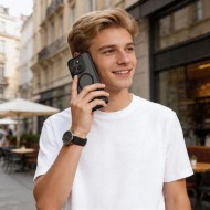 Твърд кейс с MagSafe пръстен за Motorola Moto G57 Power / G67 Power от Tech-Protect MagMat - Matte Black