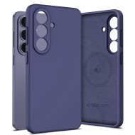 Твърд силиконов кейс с MagSafe за Samsung Galaxy S26 от Tech-Protect Silicone - Cobalt Violet