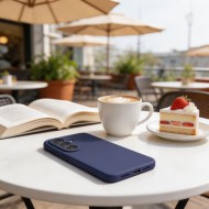 Твърд силиконов кейс с MagSafe за Samsung Galaxy S26 от Tech-Protect Silicone - Cobalt Violet