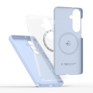 Твърд силиконов кейс с MagSafe за Samsung Galaxy S26 от Tech-Protect Silicone - Sky Blue