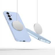 Твърд силиконов кейс с MagSafe за Samsung Galaxy S26 от Tech-Protect Silicone - Sky Blue