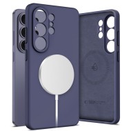 Твърд силиконов кейс с MagSafe за Samsung Galaxy S26 Ultra от Tech-Protect Silicone - Cobalt Violet