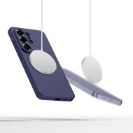 Твърд силиконов кейс с MagSafe за Samsung Galaxy S26 Ultra от Tech-Protect Silicone - Cobalt Violet