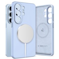 Твърд силиконов кейс с MagSafe за Samsung Galaxy S26 Ultra от Tech-Protect Silicone - Sky Blue