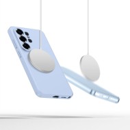 Твърд силиконов кейс с MagSafe за Samsung Galaxy S26 Ultra от Tech-Protect Silicone - Sky Blue