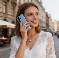 Твърд силиконов кейс с MagSafe за Samsung Galaxy S26 Ultra от Tech-Protect Silicone - Sky Blue