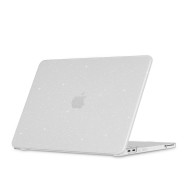 Тънък кейс за Apple Macbook Neo 13 2026 от Tech-Protect Smartshell - Glitter Clear