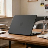 Тънък кейс за Apple Macbook Neo 13 2026 от Tech-Protect Smartshell - Черен мат
