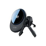 TECH-PROTECT V21 MAGNETIC MAGSAFE DASHBOARD & VENT CAR MOUNT WIRELESS CHARGER 25W QI2.2 BLACK