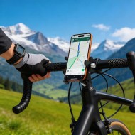 TECH-PROTECT V5 HANDLEBAR & STEM UNIVERSAL BIKE MOUNT BLACK