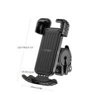 TECH-PROTECT V7 UNIVERSAL BIKE & MOTORCYCLE MOUNT BLACK