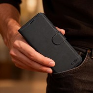 Кожен тефтер за Samsung Galaxy A27 5G  от Tech-Protect Wallet - Black