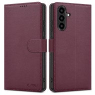 Кожен тефтер за Samsung Galaxy A27 5G  от Tech-Protect Wallet - Mulberry