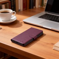 Кожен тефтер за Samsung Galaxy A27 5G  от Tech-Protect Wallet - Mulberry