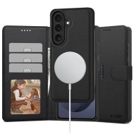 Кожен тефтер за Samsung Galaxy S26 от Tech-Protect Wallet - Black