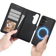Кожен тефтер за Samsung Galaxy S26 от Tech-Protect Wallet - Black