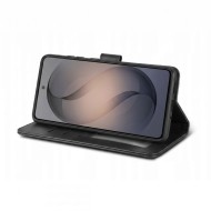 Кожен тефтер за Samsung Galaxy S26 от Tech-Protect Wallet - Black