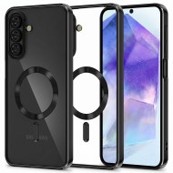 Твърд кейс с MagSafe и протектор за камерата на Samsung Galaxy A27 5G от Tech-Protect MagFlex - Shiny Black