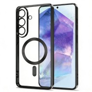 Твърд кейс с MagSafe и протектор за камерата на Samsung Galaxy A27 5G от Tech-Protect MagFlex - Shiny Black