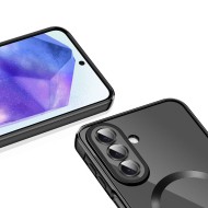 Твърд кейс с MagSafe и протектор за камерата на Samsung Galaxy A27 5G от Tech-Protect MagFlex - Shiny Black