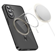 Твърд кейс с MagSafe и протектор за камерата на Samsung Galaxy A27 5G от Tech-Protect MagFlex - Shiny Black