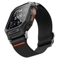 SPIGEN LITE FIT PRO & TEMPERED GLASS APPLE WATCH ULTRA 1 / 2 / 3 (49 MM) MATTE BLACK