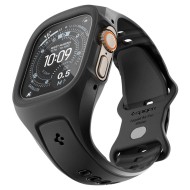 SPIGEN LIQUID AIR PRO & TEMPERED GLASS APPLE WATCH ULTRA 1 / 2 / 3 (49 MM) BLACK