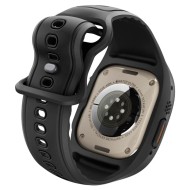 SPIGEN LIQUID AIR PRO & TEMPERED GLASS APPLE WATCH ULTRA 1 / 2 / 3 (49 MM) BLACK
