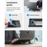 SPIGEN LD201-S6 SLIMFOLD LAPTOP STAND SPACE GREY