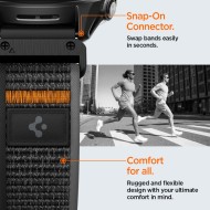 SPIGEN ATHLEX AIR GARMIN QUICKFIT 22 MM ACTIVE BLACK/ORANGE