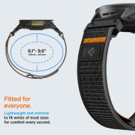 SPIGEN ATHLEX AIR GARMIN QUICKFIT 22 MM ACTIVE BLACK/ORANGE