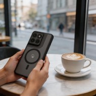 Твърд кейс с MagSafe пръстен за Motorola Edge 70 5G от Tech-Protect MagMat - Matte Black