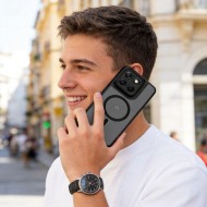Твърд кейс с MagSafe пръстен за Motorola Edge 70 Fusion / Fusion+ Plus 5G от Tech-Protect MagMat - Matte Black