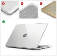 TECH-PROTECT SOFTSHELL MACBOOK PRO 16 M1-M5 / M5 PRO / M5 PRO MAX 2021-2026 CRYSTAL CLEAR